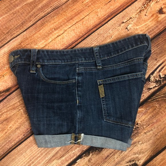 PAIGE JIMMY JIMMY SHORT CUFFED CANDACE WASH DENIM CUTOFF SHORTS 25 - Picture 5 of 9